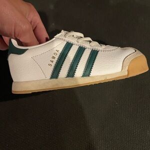 Adidas Samoa Kids Sneakers White / Green sz 7